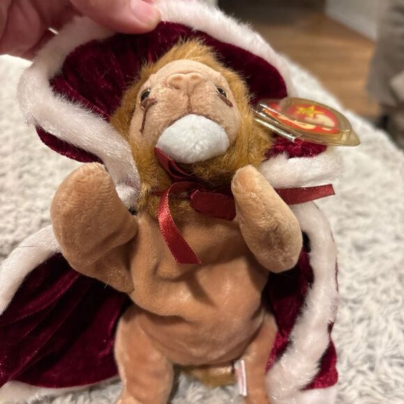 Retired Ty Beanie Baby Roary the Lion February 20, 1996 PVC Pellets - Picture 2 of 4